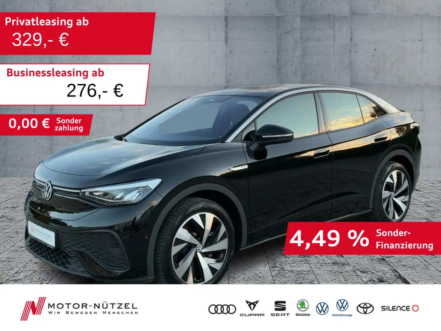 Volkswagen ID.5 150kw Pro Performance LED+NAVI+AHK+ACC+SHZ Noir - 1