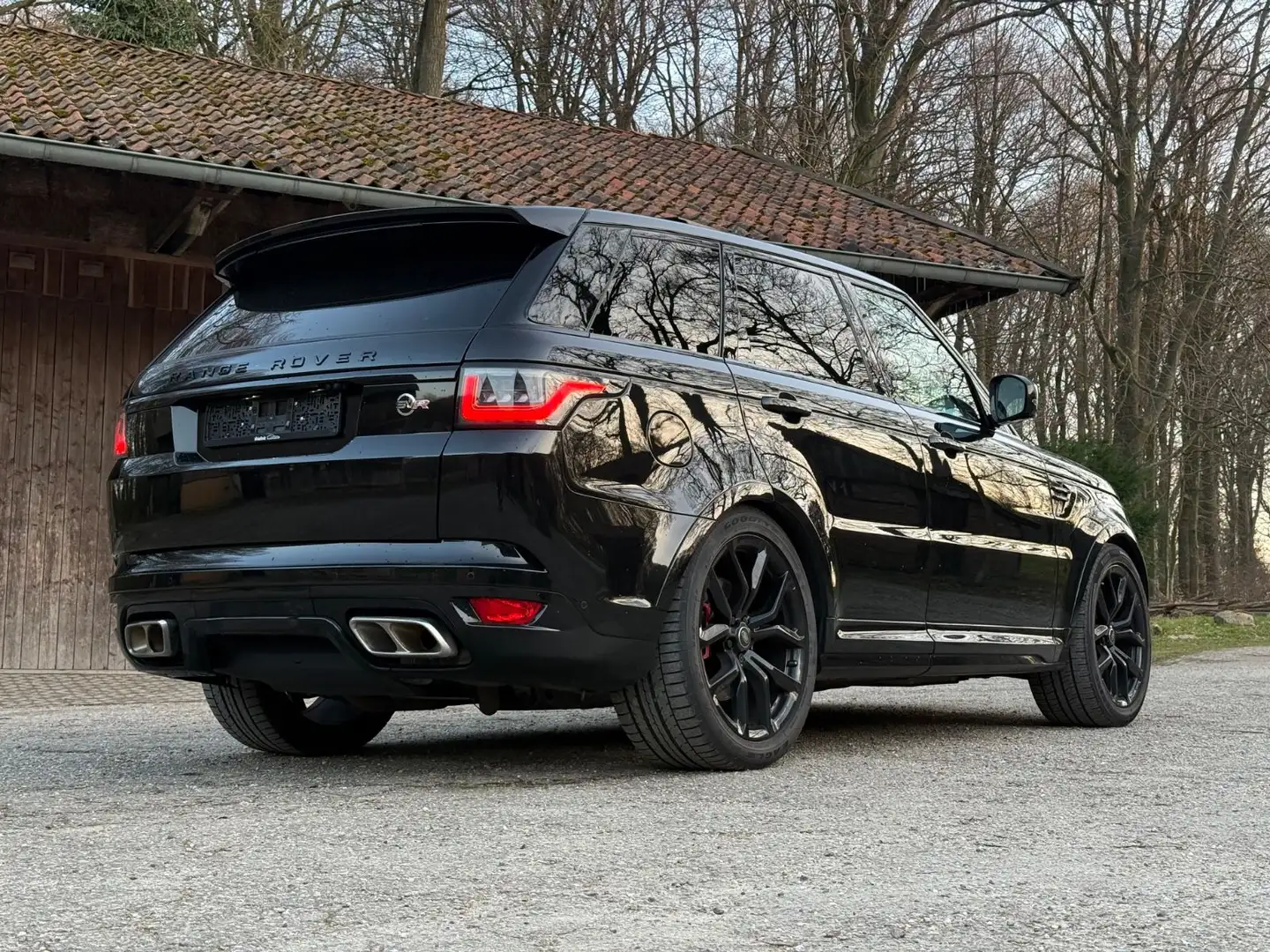 Land Rover Range Rover Sport SVR 575ps Carbon Pano Full! Noir - 2
