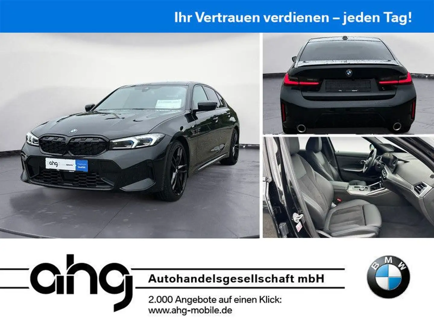 BMW 320 i xDrive M Sportpaket Navi aktive Geschw. Mem Schwarz - 1