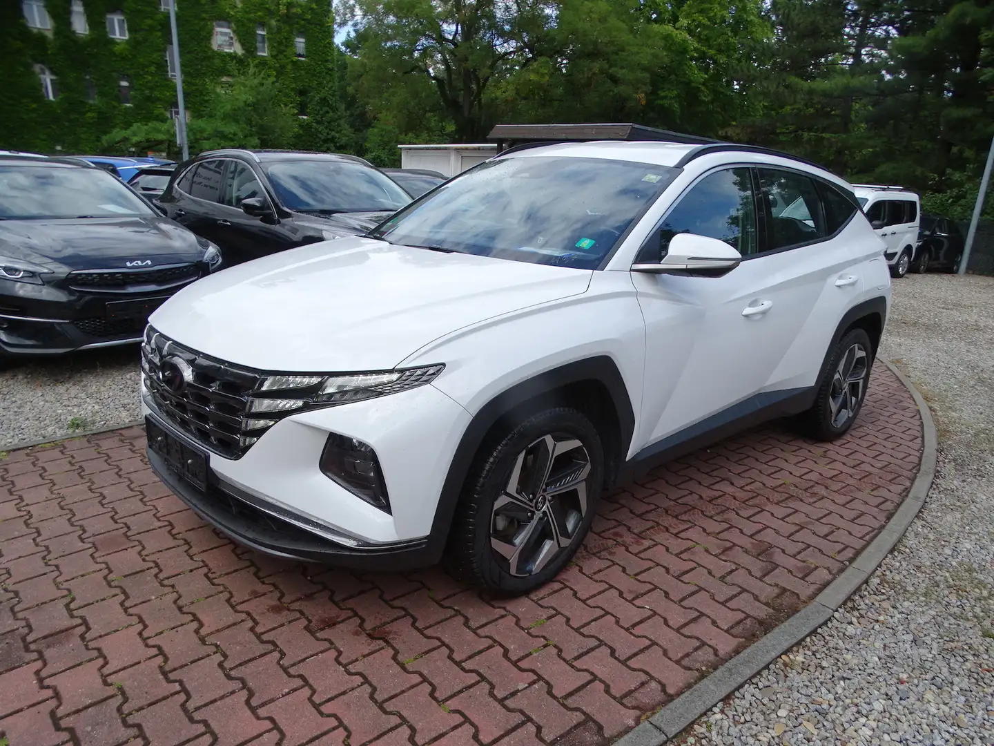 Hyundai TUCSON 1.6 T-GDI Plug-In Hybrid 4WD Autom. Blanc - 1