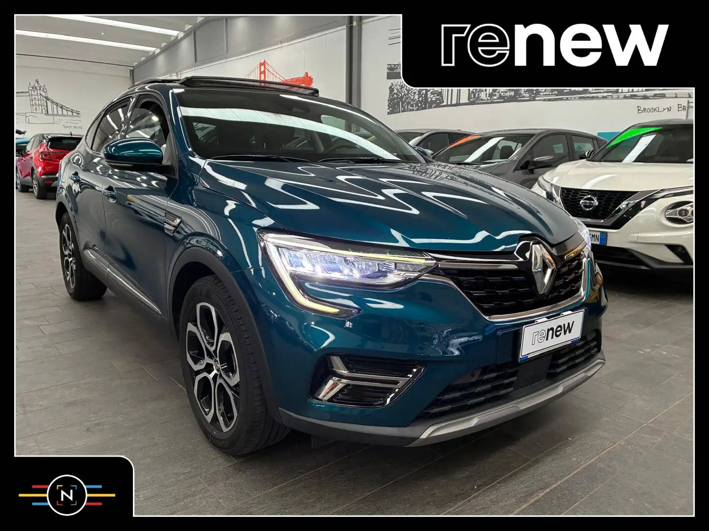 Renault Arkana Intens 1.6 E-Tech full hybrid 145cv +TETTO APRIBIL Bleu - 1