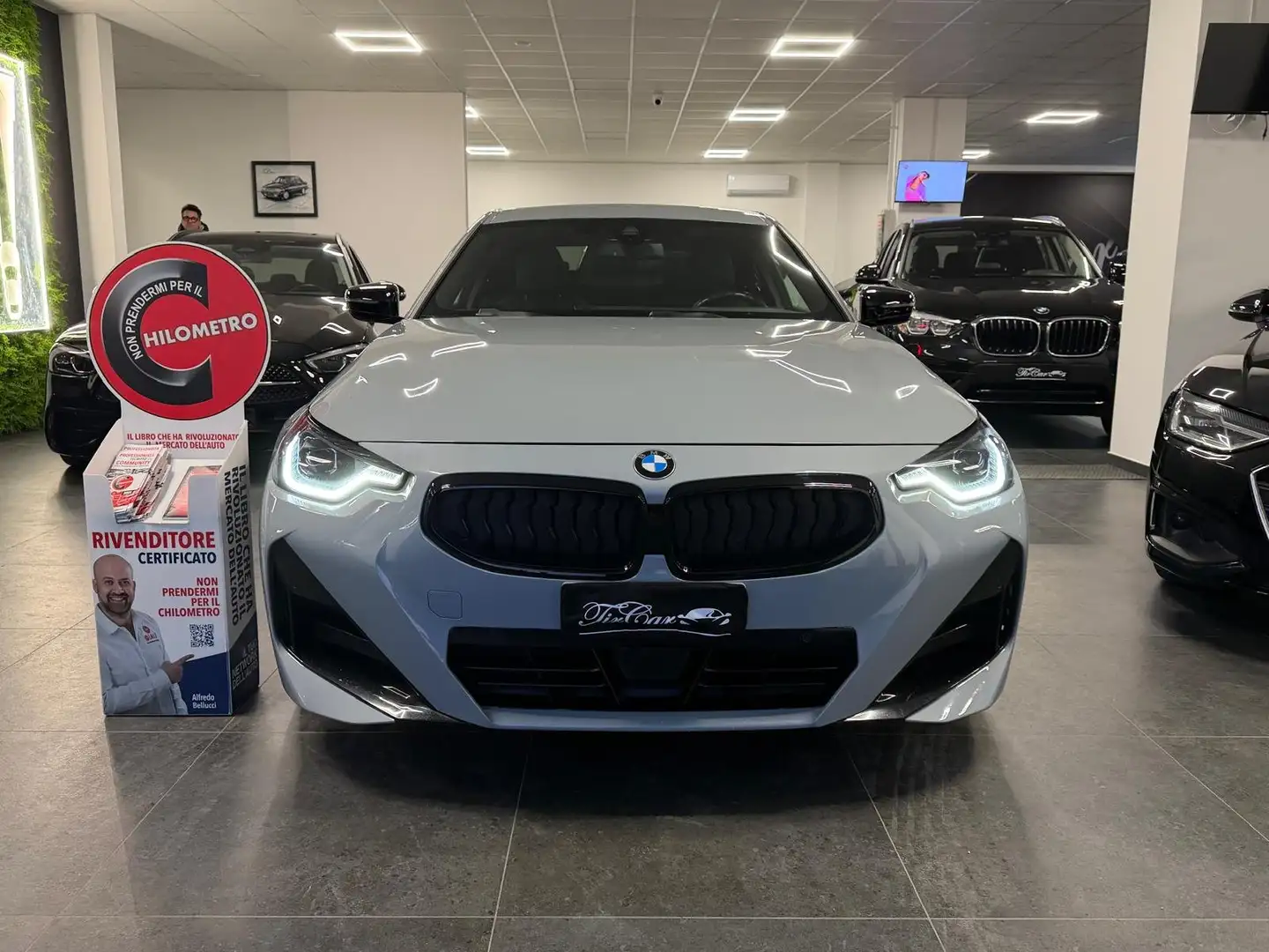 BMW 220 Serie 2 G42 Coupe 220d Coupe mhev 48V MSport auto Grigio - 2
