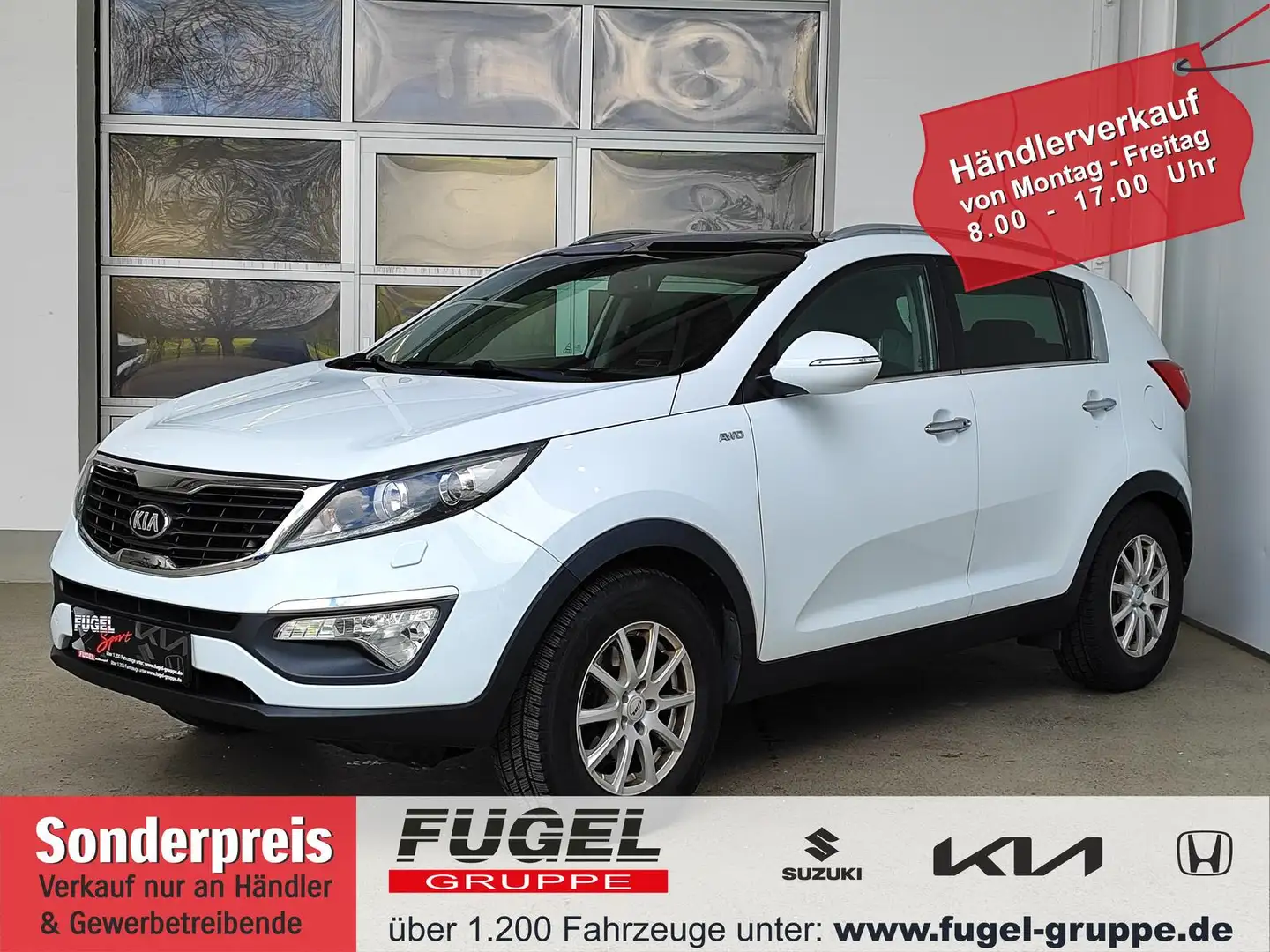 Kia Sportage 2.0 CRDi Spirit 4WD AHZV|Pano|Standhzg. Blanc - 1