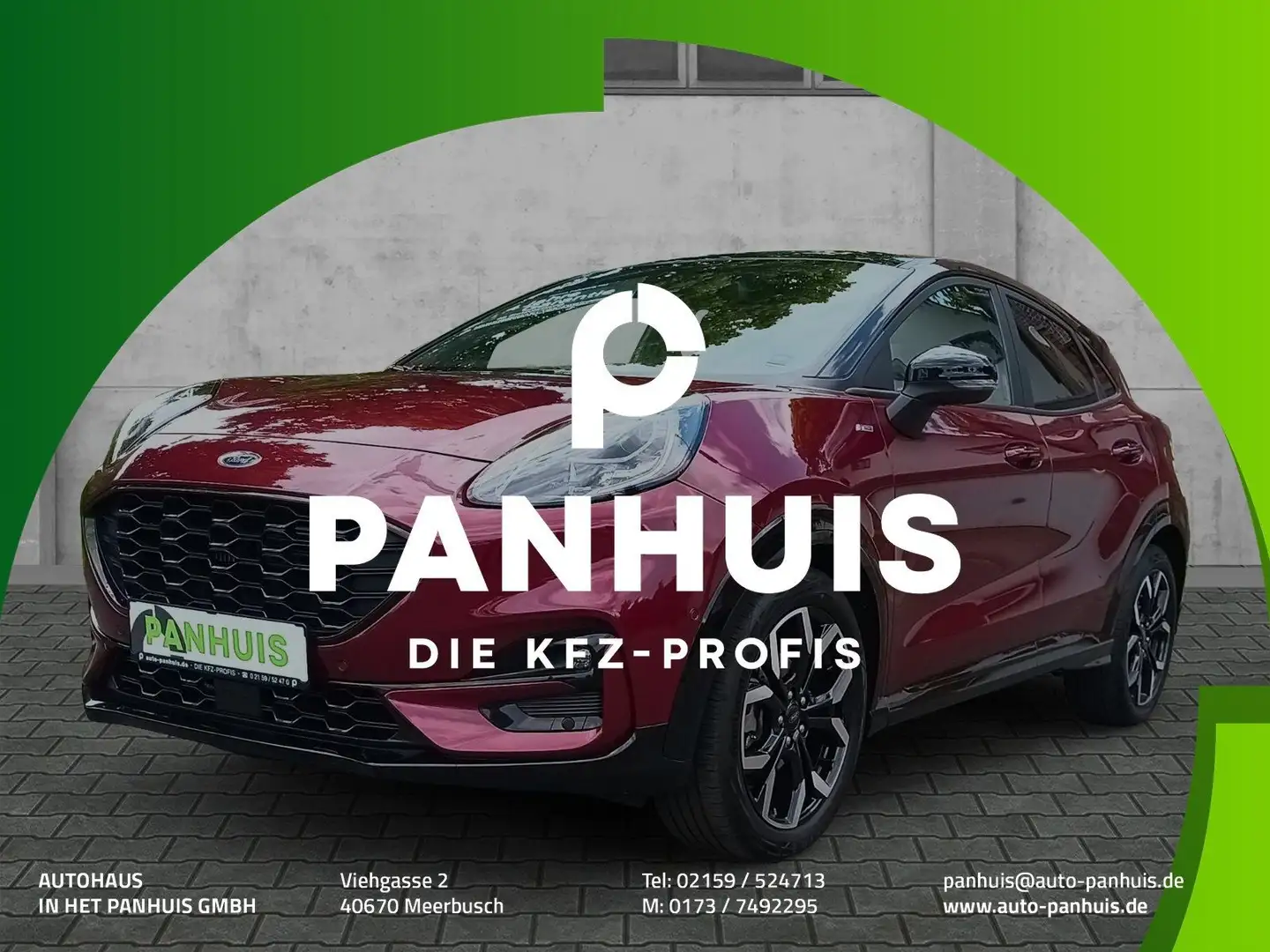 Ford Puma Hybrid ST-Line X*FGS*TWA Rouge - 1