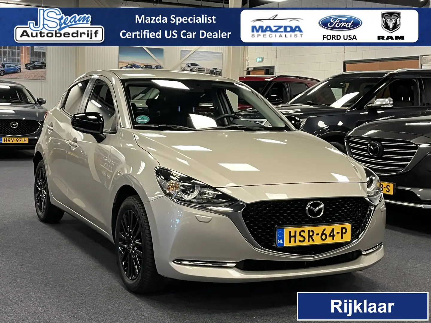 Mazda 2 1.5i SkyActiv-G Sportive 90PK Leder Navi DAB+ Appl Beige - 1