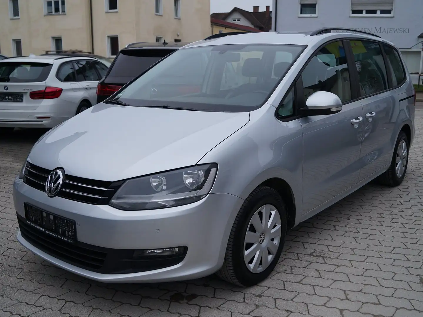 Volkswagen Sharan 2.0TDI BMT,7-Sitzer,Navi,Klima,SZH,Tempomat,1.Hand Argent - 2