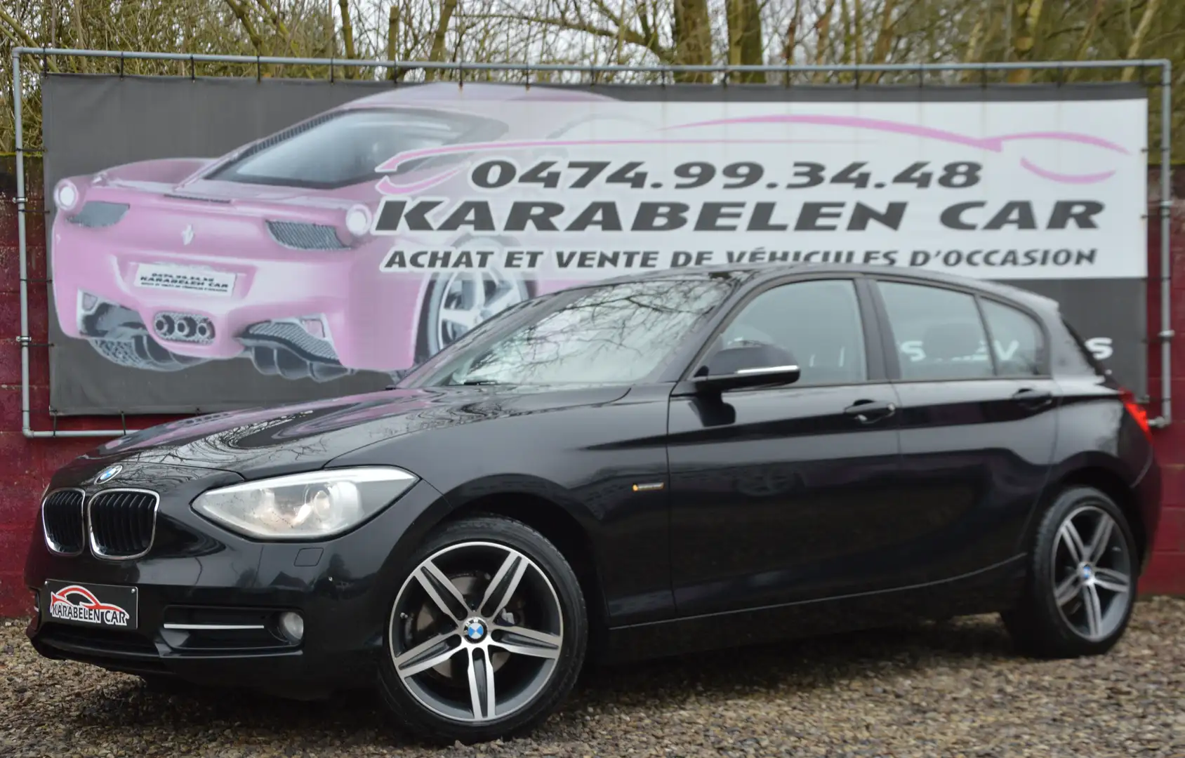 BMW 114 d Red-devil NAV CUIR CLIM CRUIS 93.584KM Noir - 1