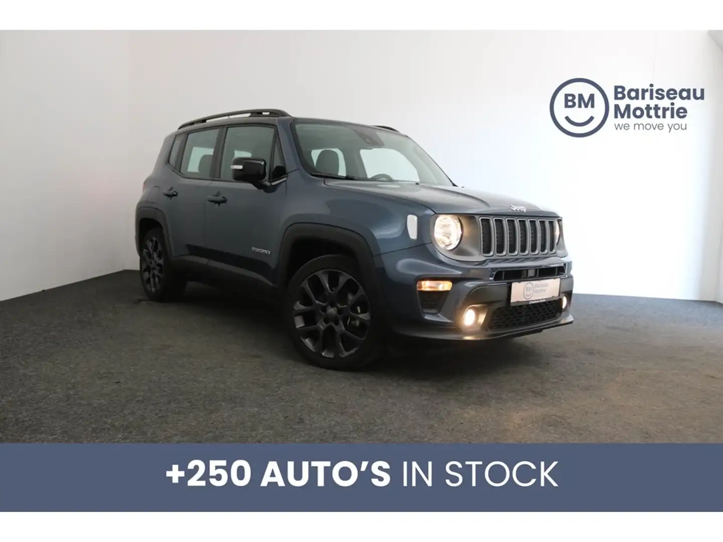 Jeep Renegade 1.5 MHEV AUTOMAAT *LEDER*DAB*GPS*WINTERPACK*CARPLA Blauw - 1