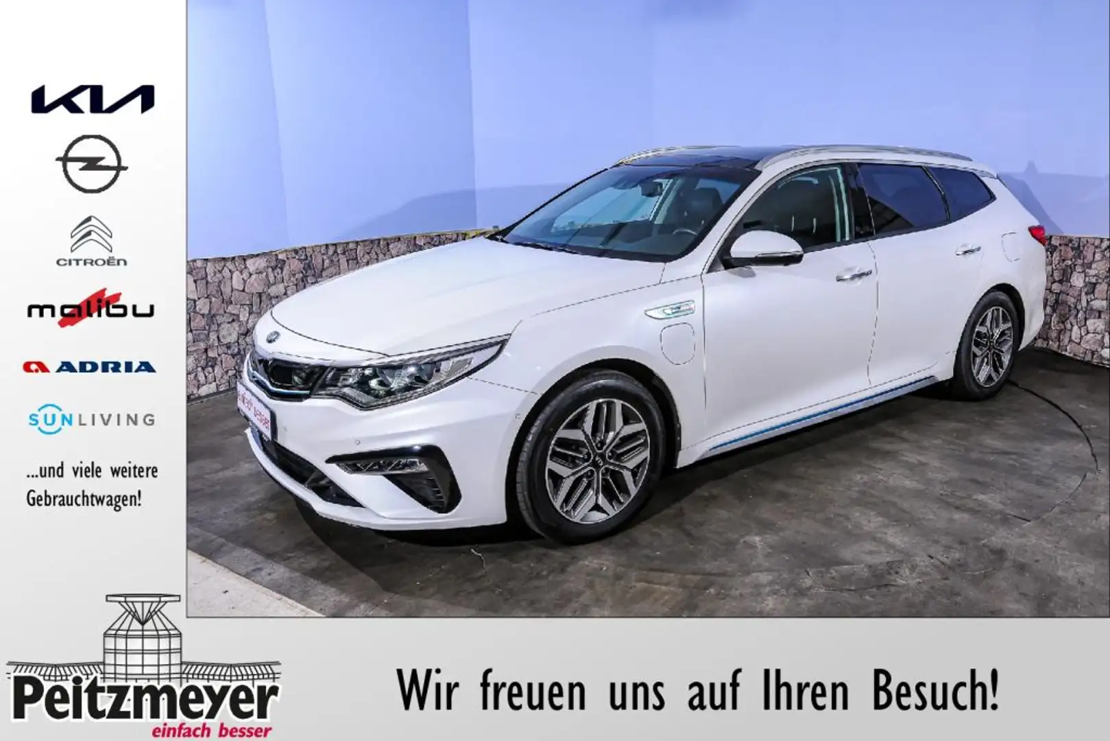 Kia Optima Sportswagon 2.0 GDI Plug-In Hybrid Spirit Fehér - 1