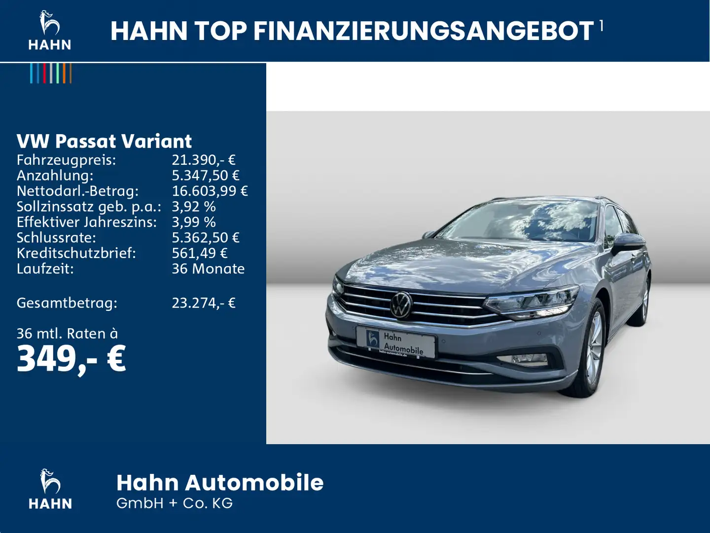 Volkswagen Passat Variant 2.0TDI DSG Business LED Navi ACC Gris - 2