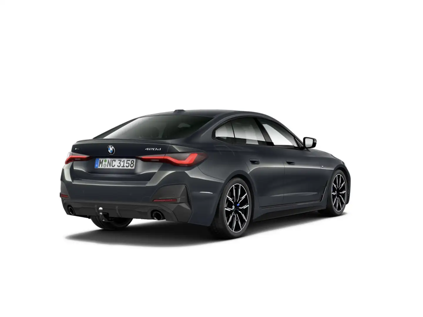 BMW 420 d Gran Coupe xDrive M-Sport AHK LASER NAVI Grigio - 2