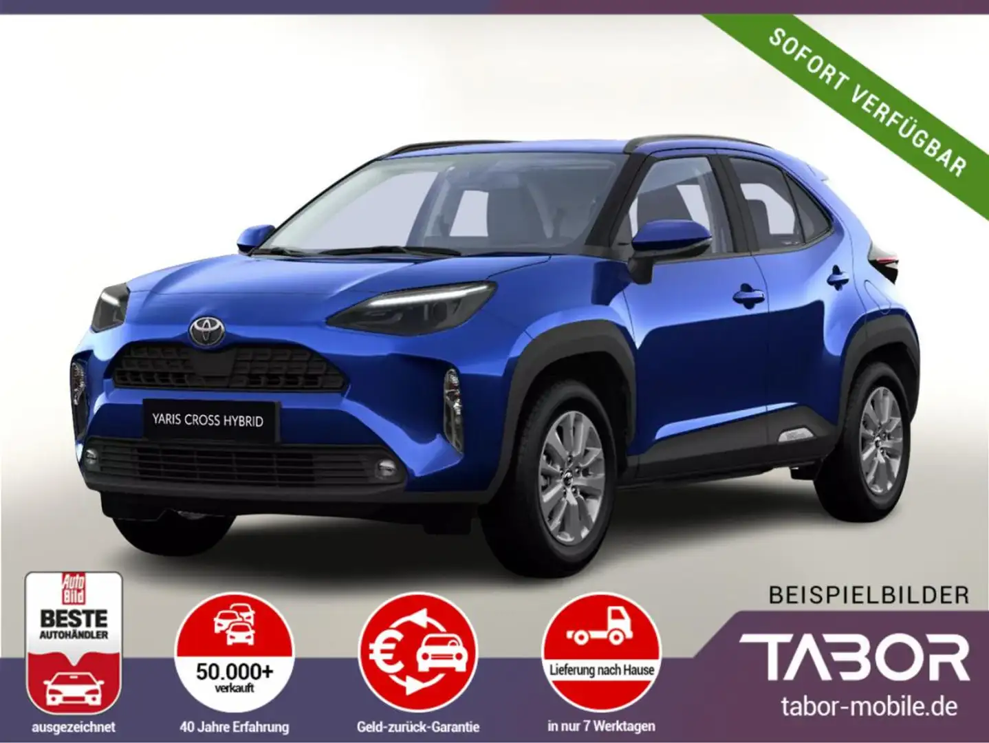 Toyota Yaris Cross 1.5 HEV 116 CVT Kam Sitzheizung ACC Blau - 1
