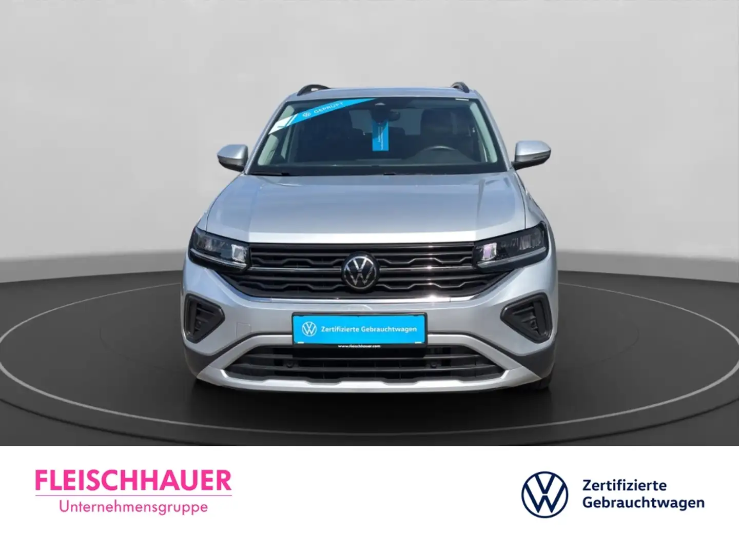 Volkswagen T-Cross TSI+ACC+LED+DAB+NAVI Silber - 2