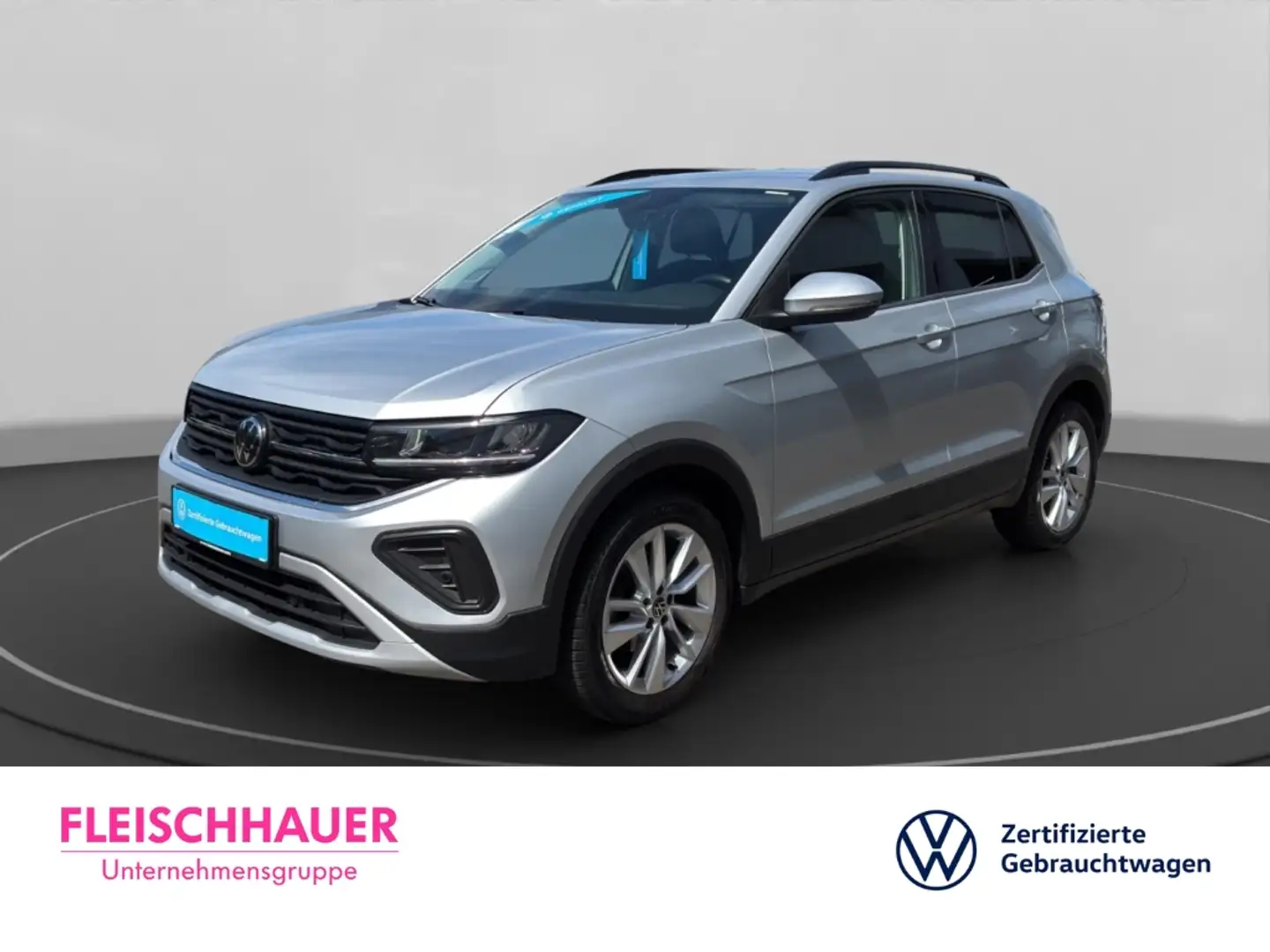 Volkswagen T-Cross TSI+ACC+LED+DAB+NAVI Silber - 1