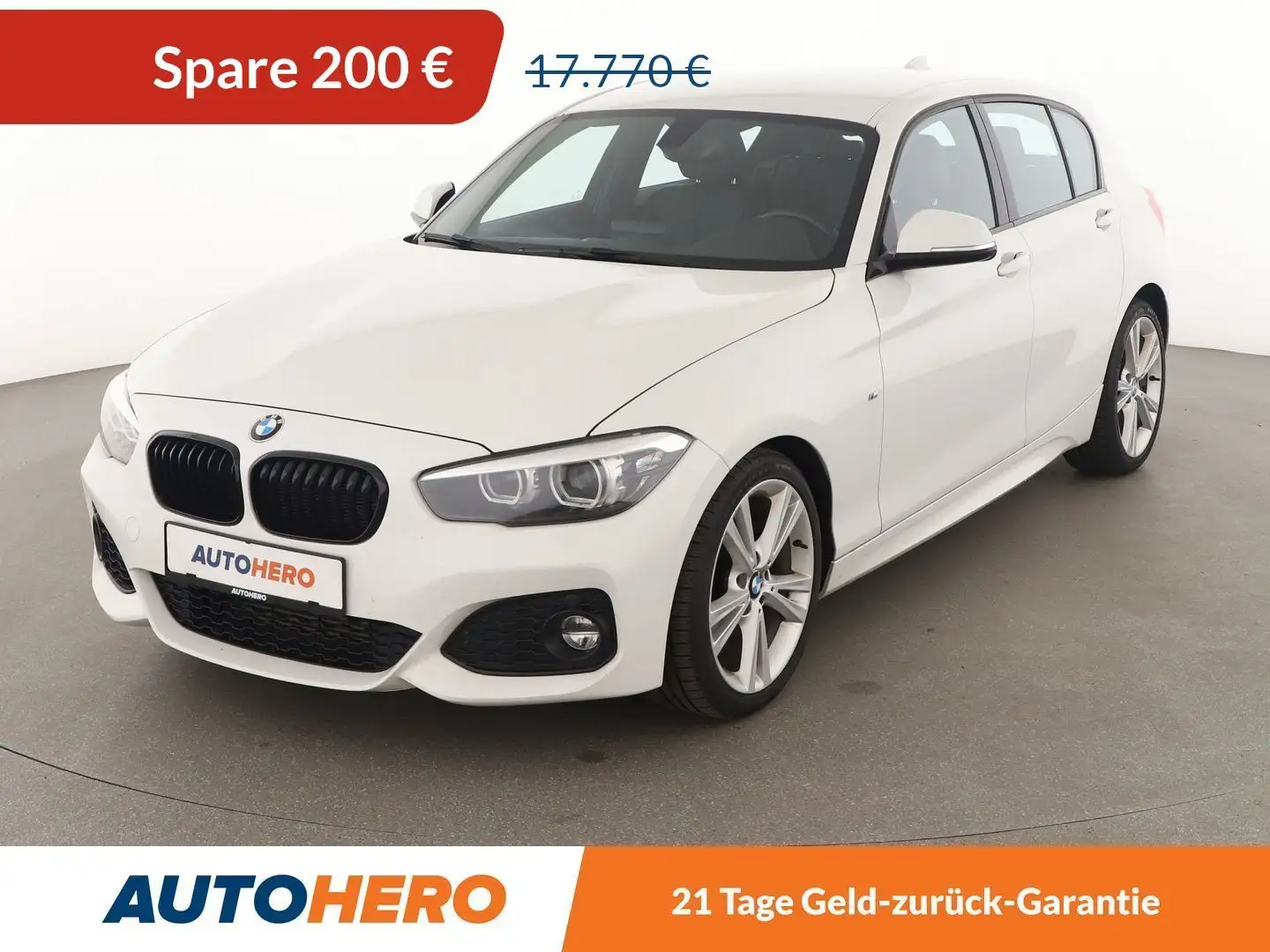 BMW 118 118i Edition M Sport Shadow Aut.*NAVI*PDC*SHZ* Bianco - 1
