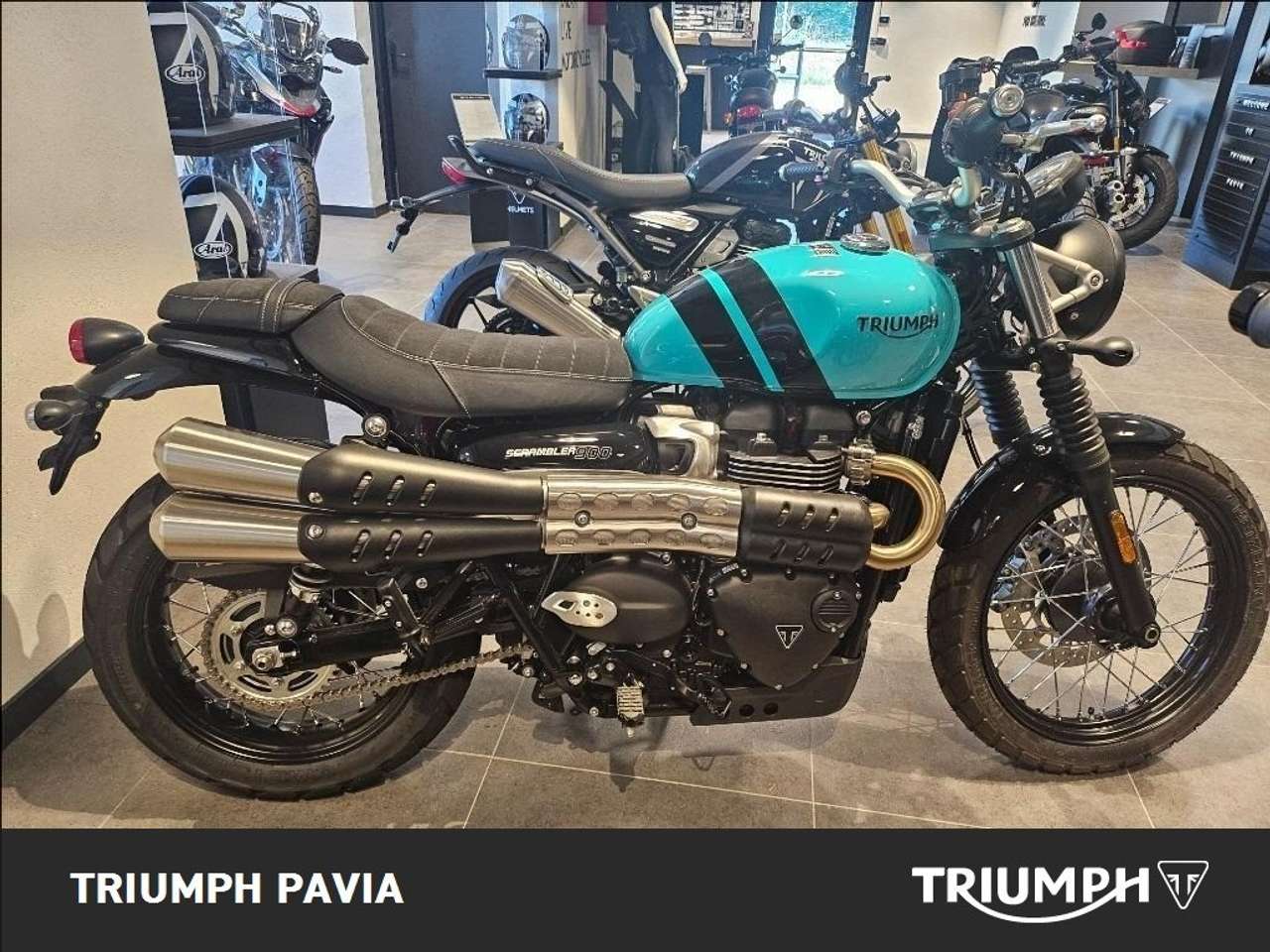 Triumph Scrambler Kingfisher Blue Abs E5+
