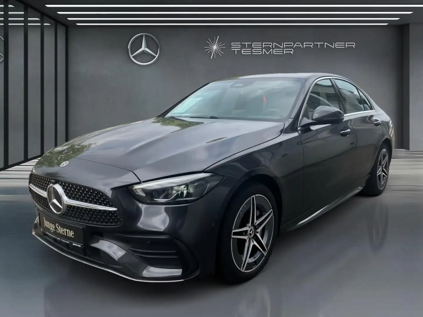 Mercedes-Benz C 220 d AMG, LED, KAMERA, DISTR., AMBIENTE, AHK Grau - 2