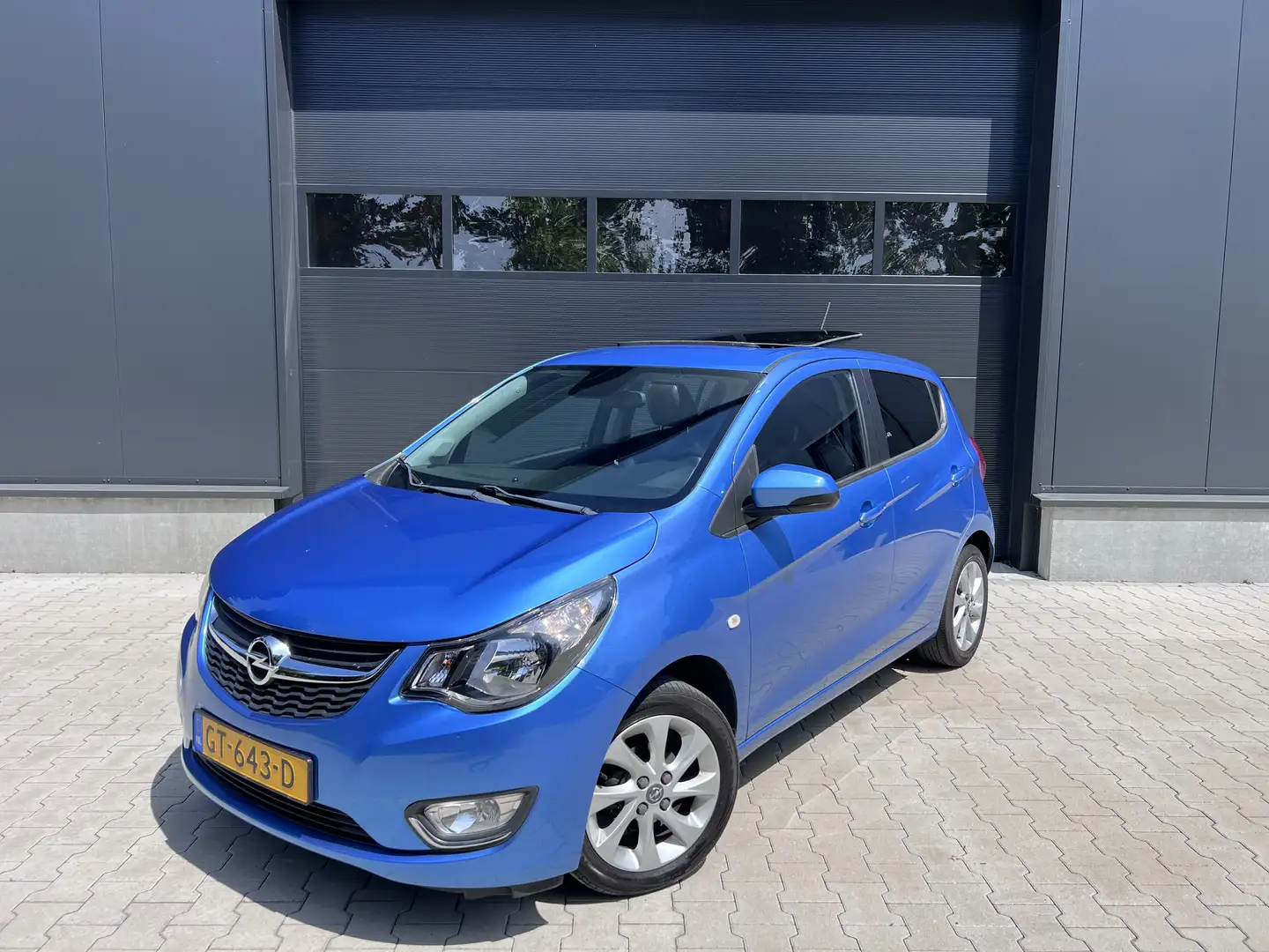 Opel Astra 1.0 Cosmo Dakje Leer Airco Stoelverwarming Blauw - 1