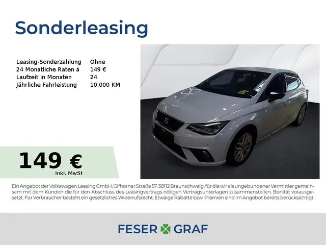 SEAT Ibiza FR 1.0 TSI DSG GJR|Navi|Vision+|ACC