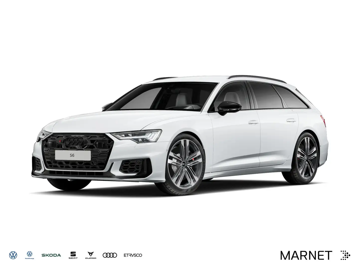 Audi S6 TDI quattro*Navi*Matrix*Alu*HUD*PDC*Vir Weiß - 1
