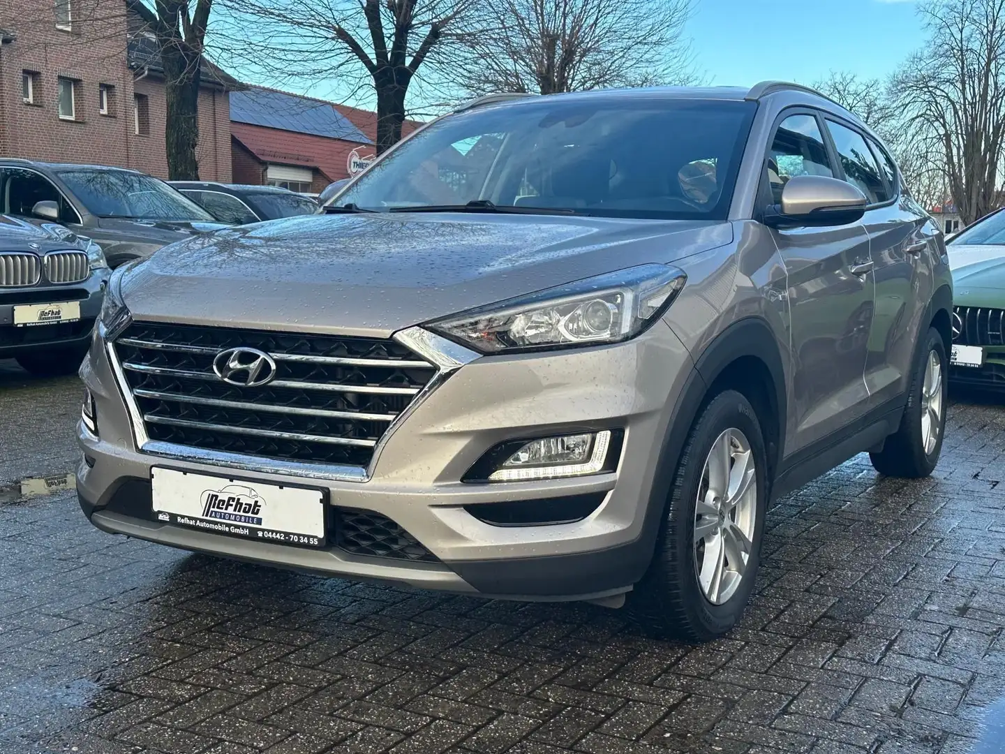 Hyundai TUCSON Advantage Mild-Hybrid 2WD*PDC*NAVI*SHZ* Weiß - 1