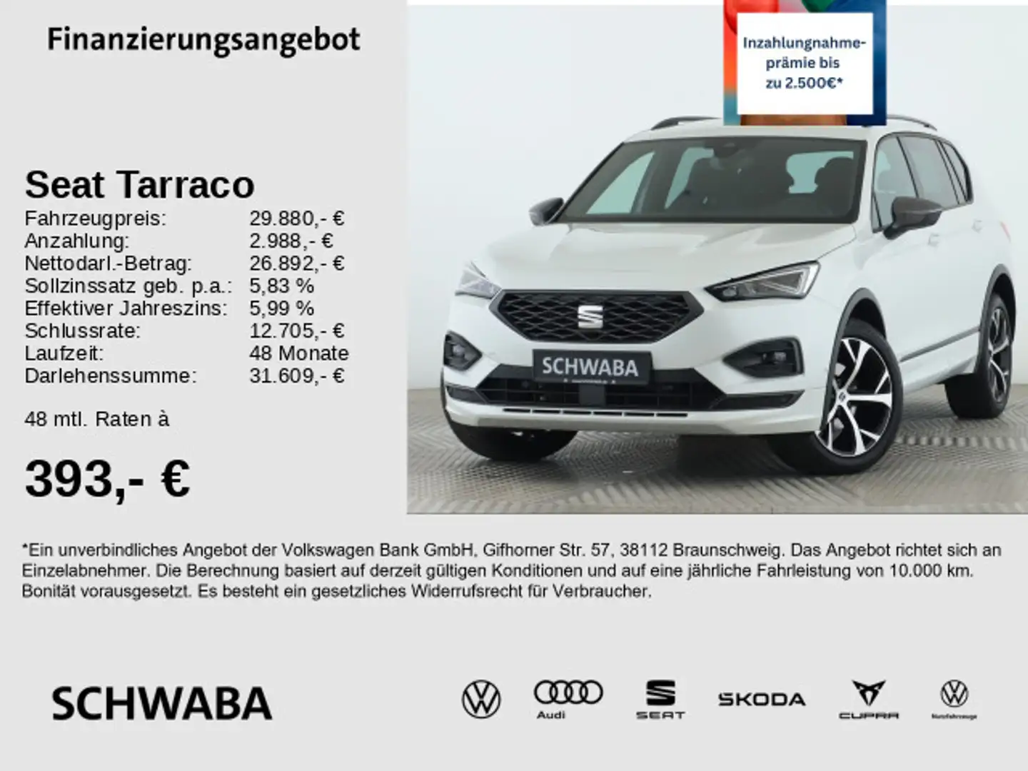 SEAT Tarraco FR 1.5 TSI DSG *BEATS*LED*R-KAM*NAV*19'' Білий - 1