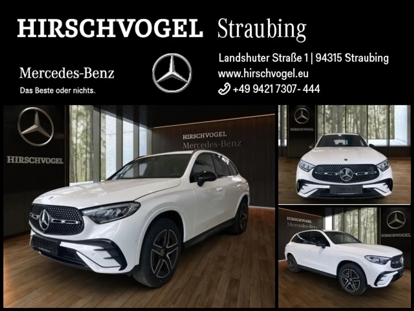 Mercedes-Benz GLC 300 e 4M EDITION AMG-Line+Night+AHK+DISTRON Weiß - 1