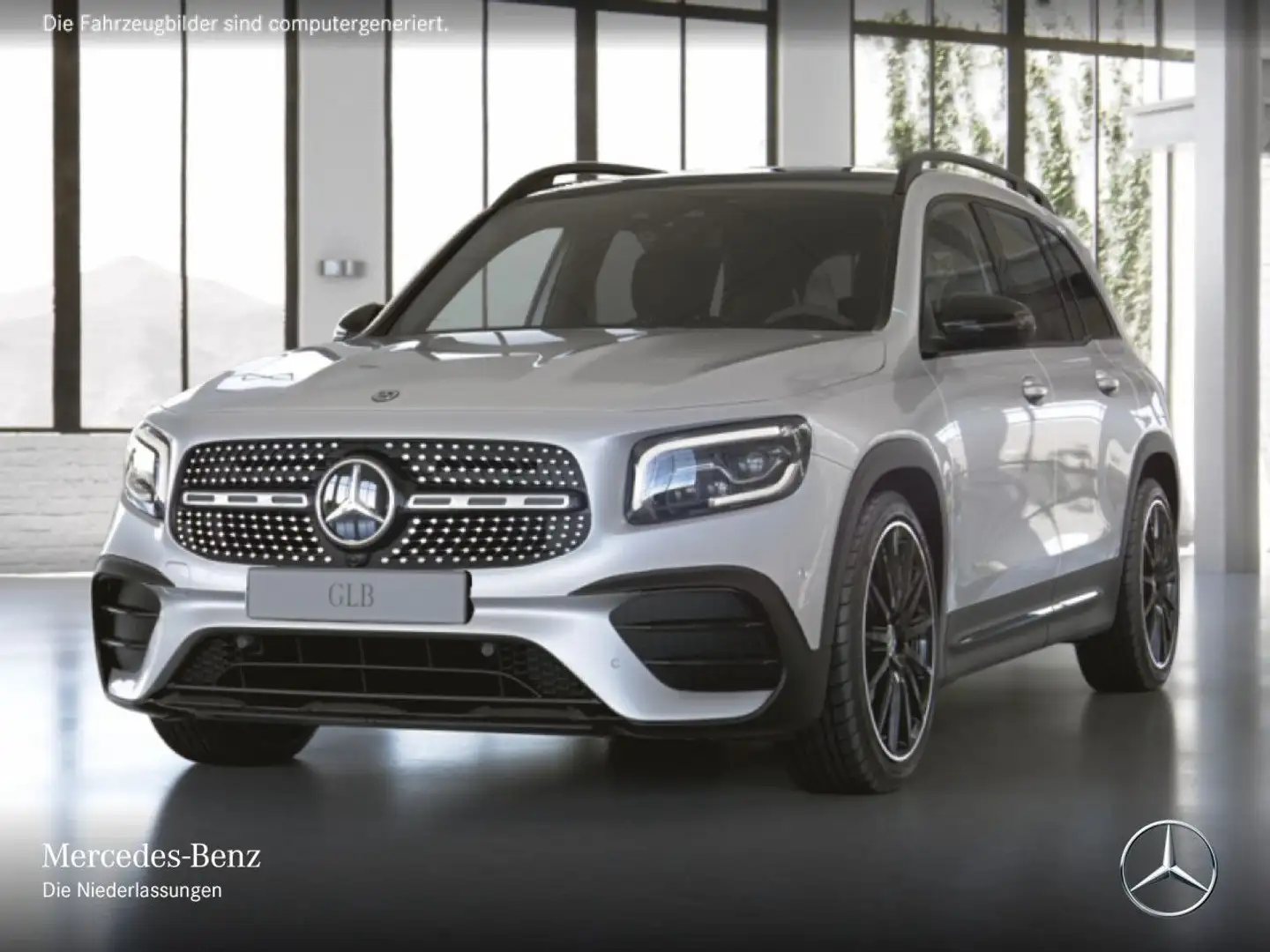 Mercedes-Benz GLB 250 4M AMG+NIGHT+PANO+AHK+MULTIBEAM+KAMERA+8G Weiß - 2