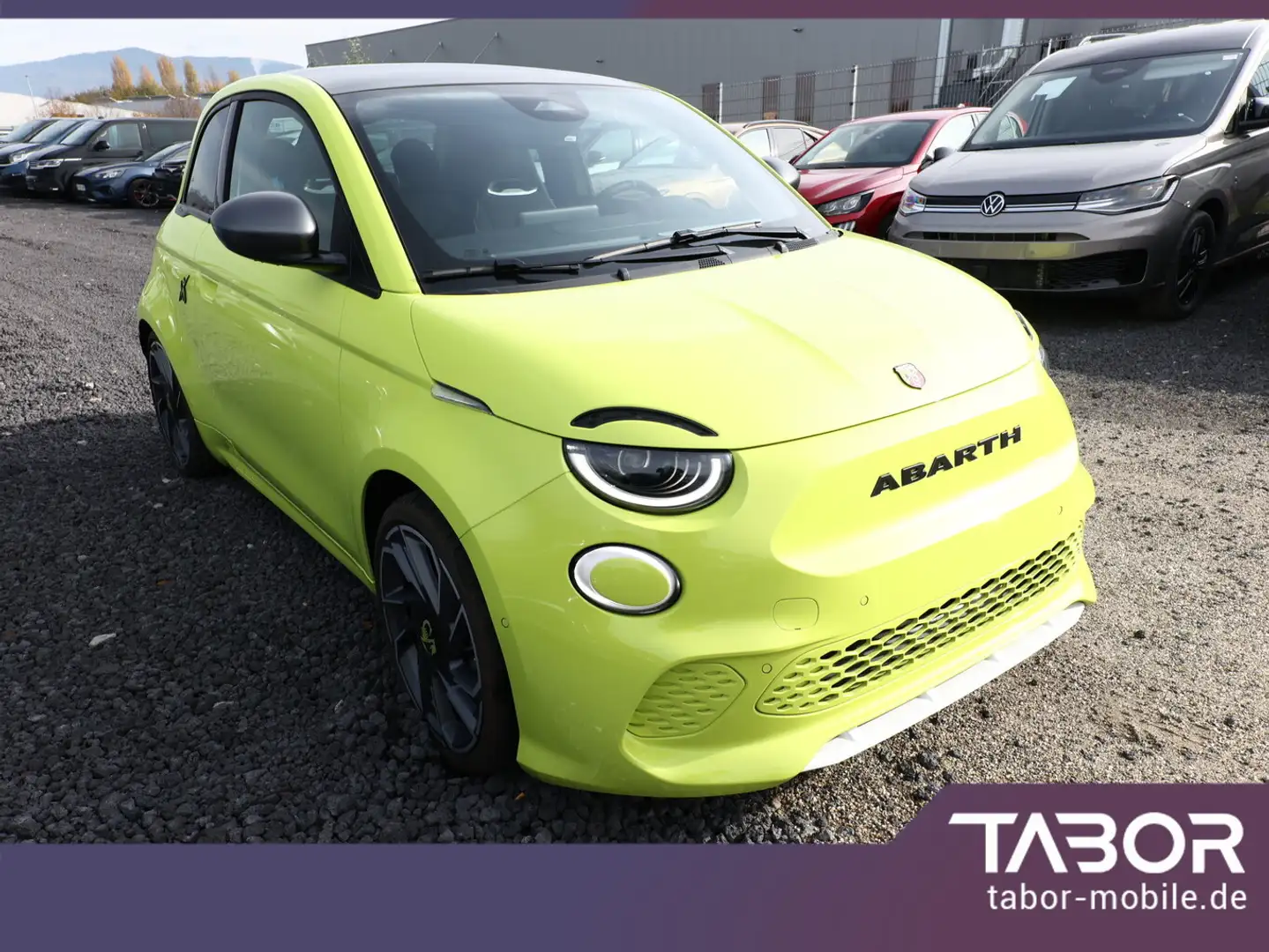 Abarth 500e 42 kWh Turismo LED Pano Nav JBL SHZ Kam PDC Grün - 2