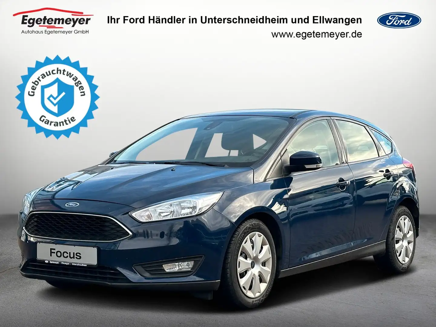 Ford Focus Lim. Business AHK NAVI PDC 8 FACH KLIMA Blau - 1