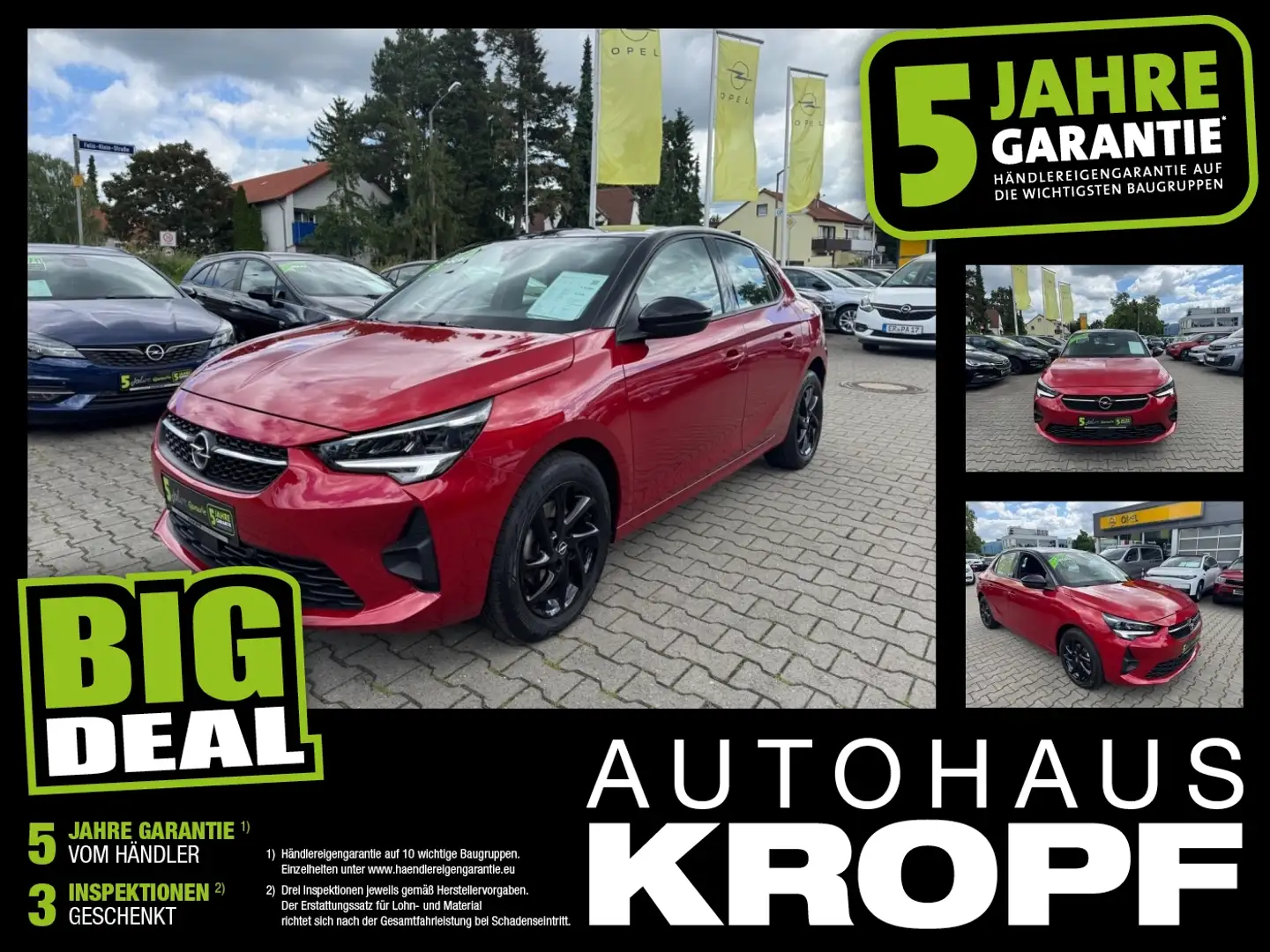 Opel Corsa F 1.2 Turbo **LED ALU PDC SHZ Kamera** Rot - 1