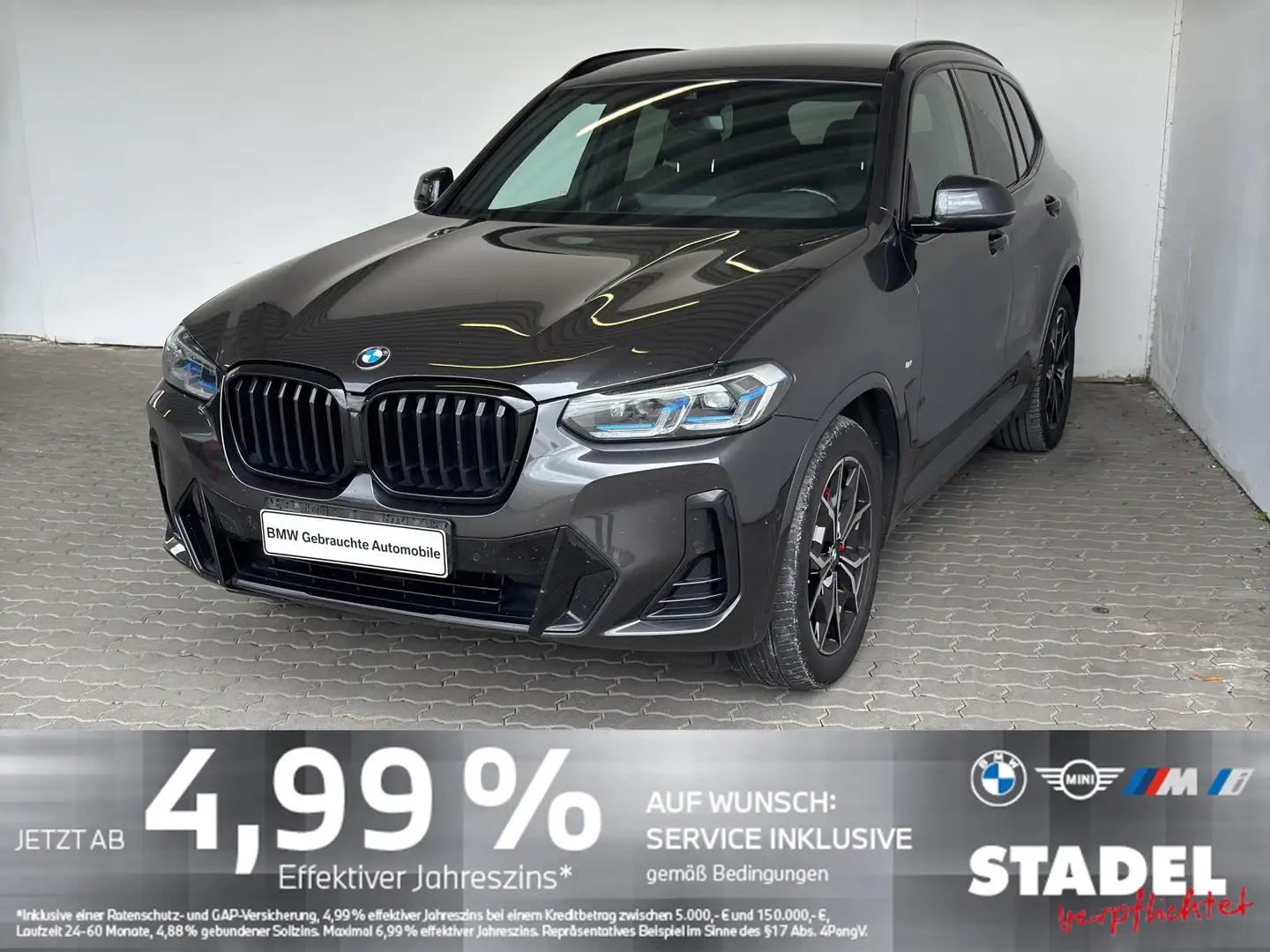 BMW X3 xDrive30d M Sport Navi.Laser.AHK.RFK.KomfZg Grau - 1