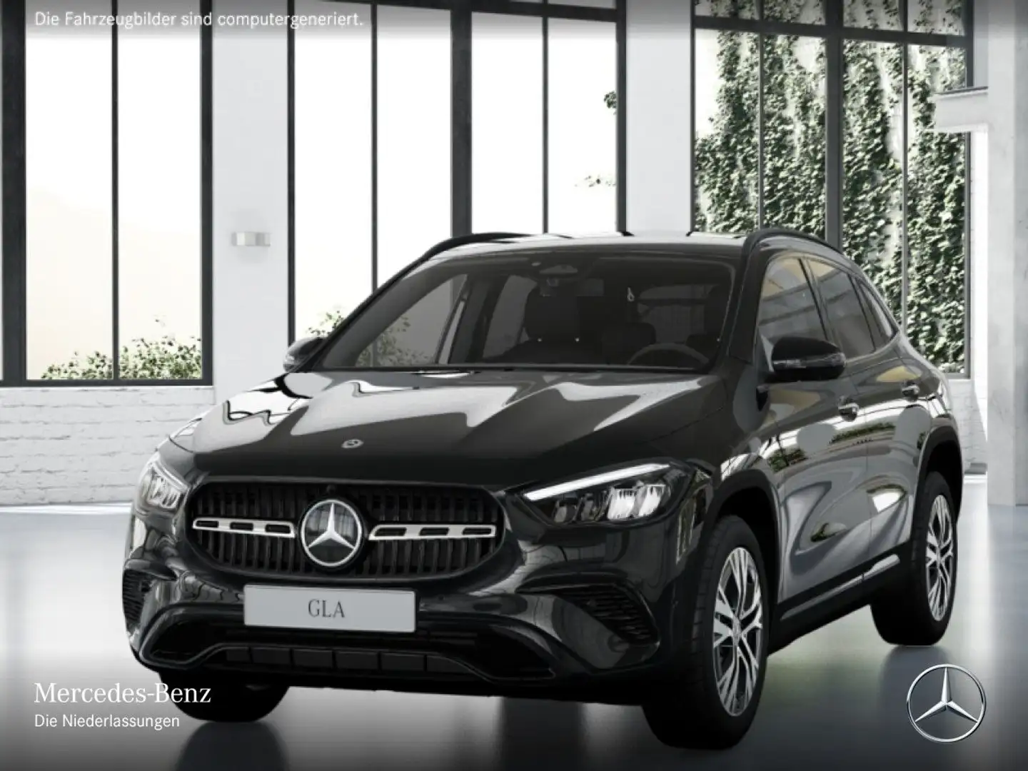 Mercedes-Benz GLA 180 PROGRESSIVE+NIGHT+360°+LED+TOTW+KEYLESS Schwarz - 2