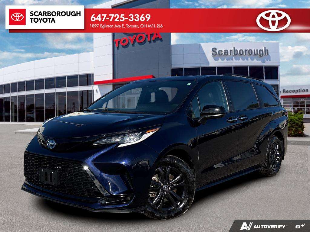 Blue 2025 Toyota Sienna Minivan All-Wheel Drive Automatic