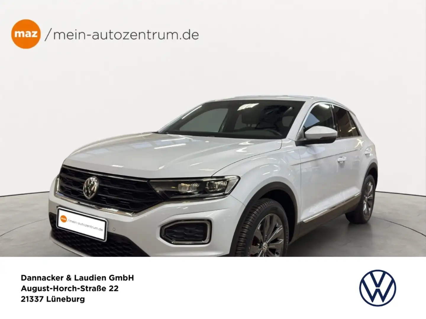Volkswagen T-Roc 1.5 TSI Sport Alu LED Navi ACC Sitzh. Digital-Cock Weiß - 1