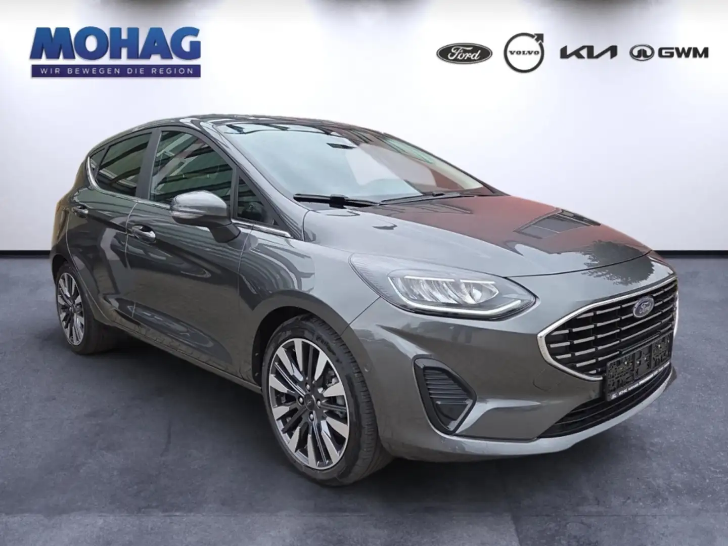 Ford Fiesta 1.0 EcoBoost M-Hybrid Automatik Titanium X Navi LE Grau - 2