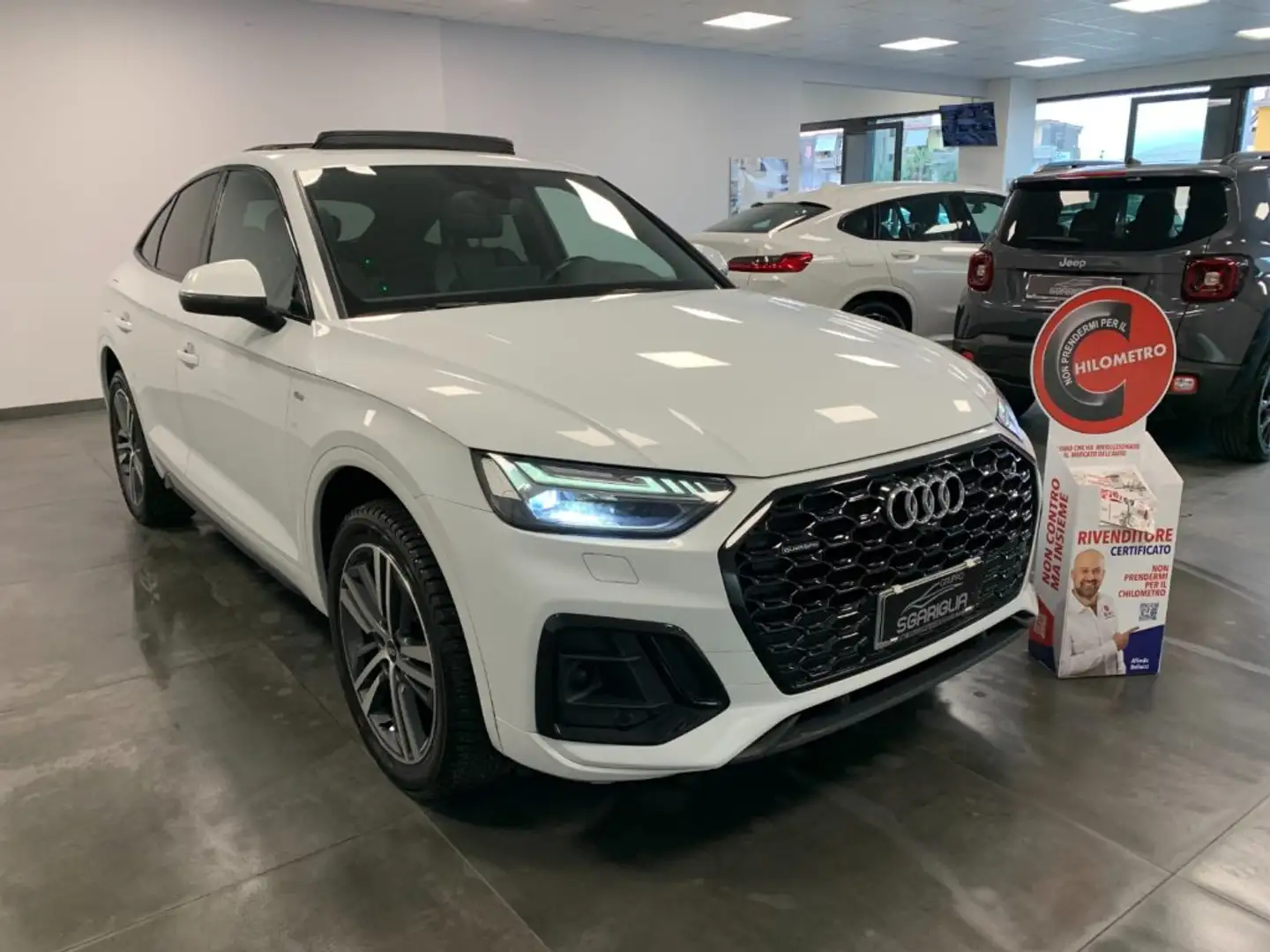 Audi Q5 SPB Tetto Apribile Sportback S Line Quattro 40 TDI Blanc - 1