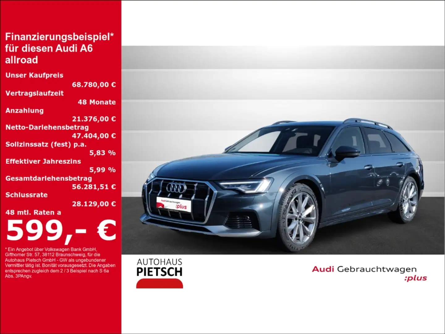 Audi A6 allroad 50 TDI quattro B&O ACC Sportsitze Gris - 1