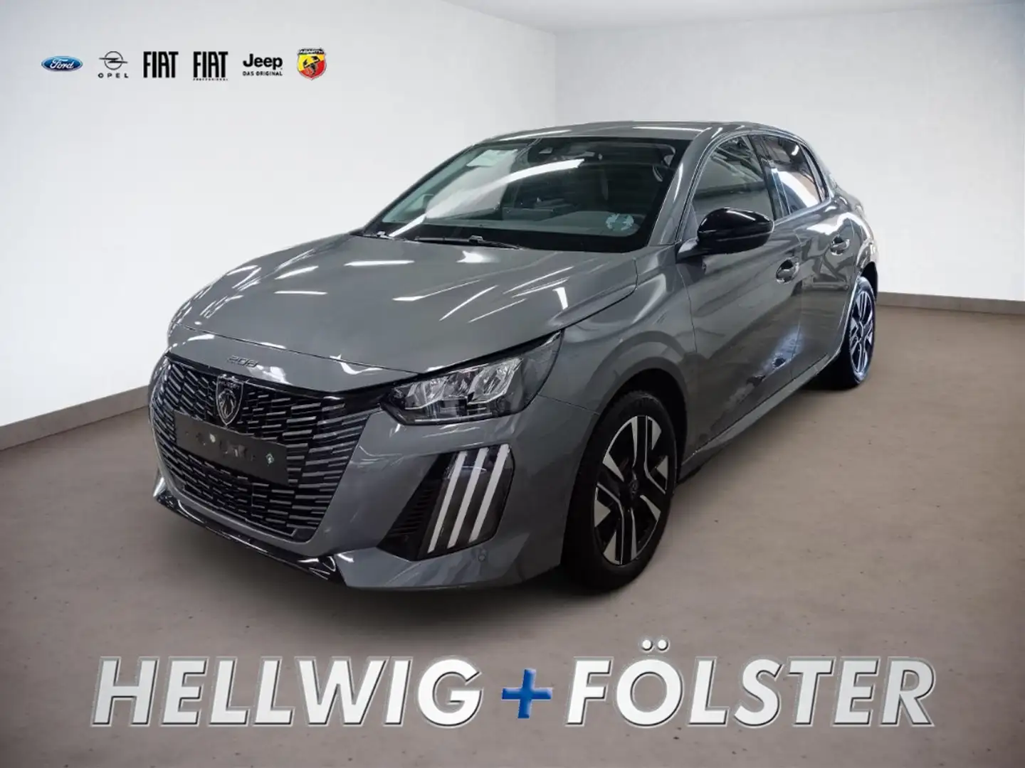Peugeot 208 Allure 1.2 Automatik PDC v+h Grau - 1