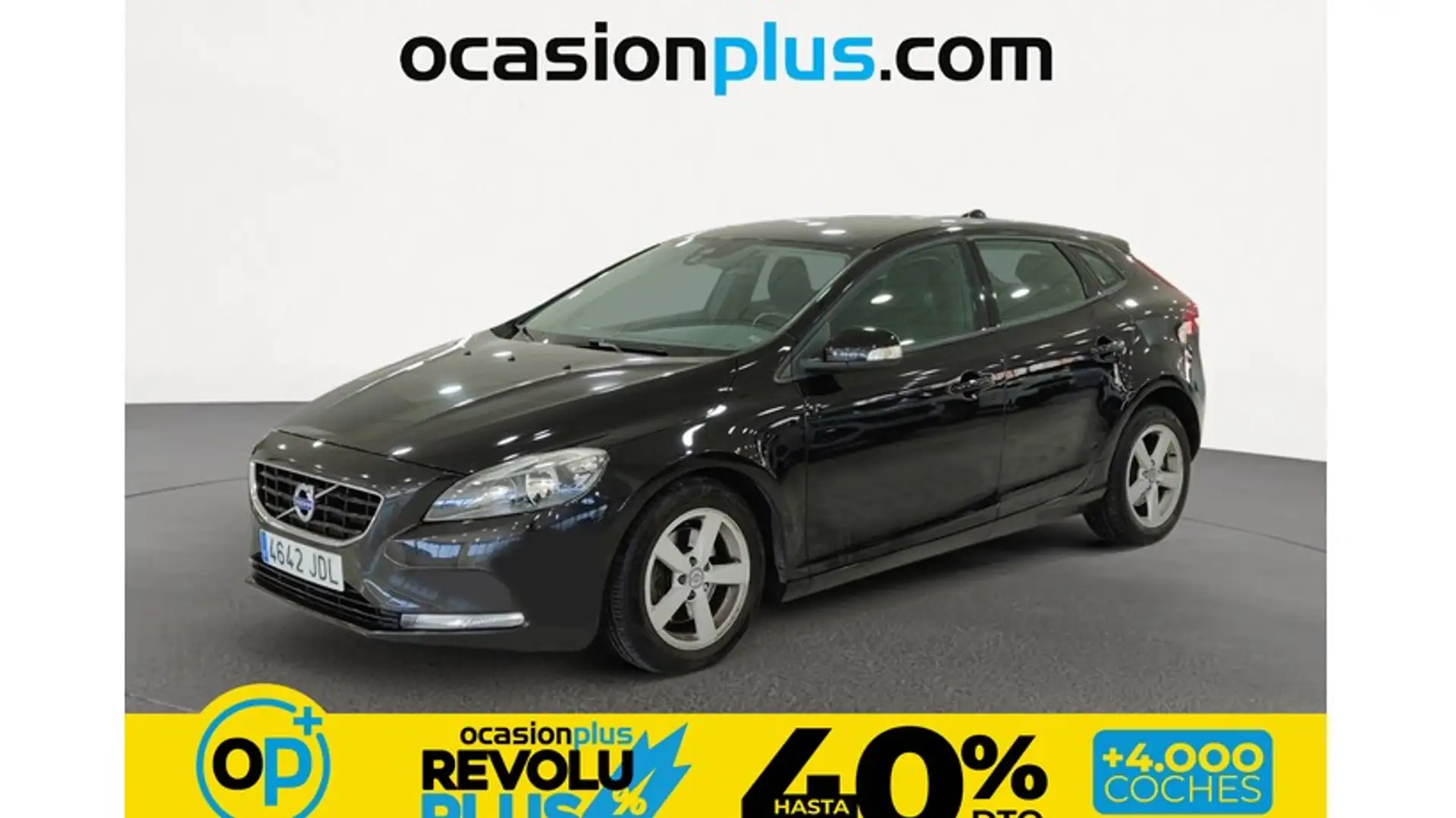Volvo V40 D2 Kinetic Aut. 115 Negro - 1