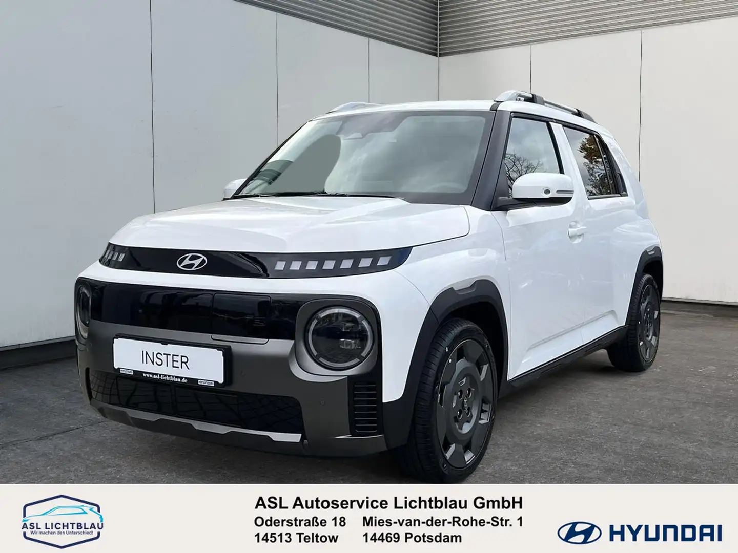 Hyundai Inster Cross EV 49 kWh Effizienz-Paket & dig. Fahrzeug... Weiß - 1