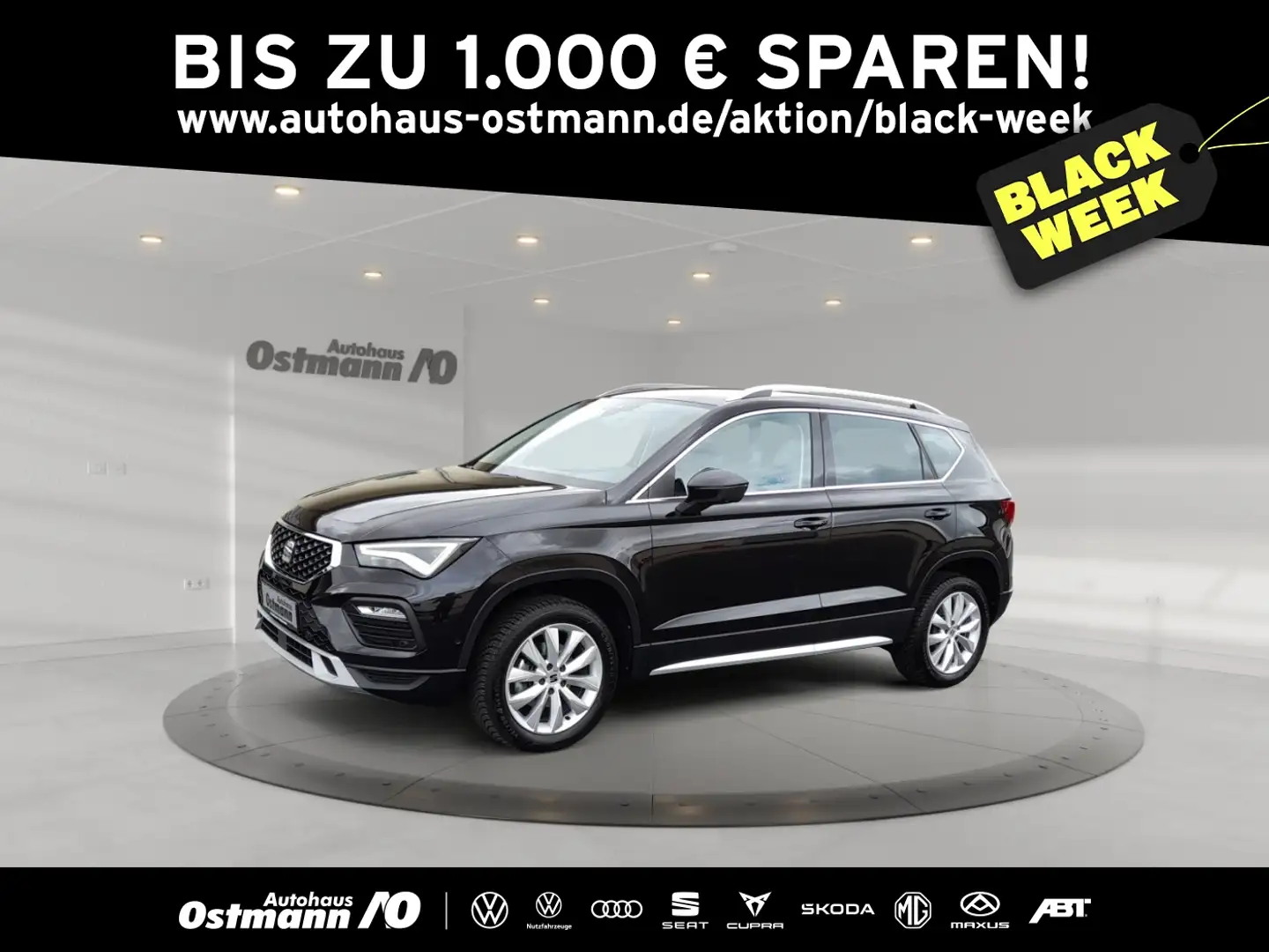 SEAT Ateca 1.5 TSI ACT Xperience AHK PDC el.Heck ACC Schwarz - 1