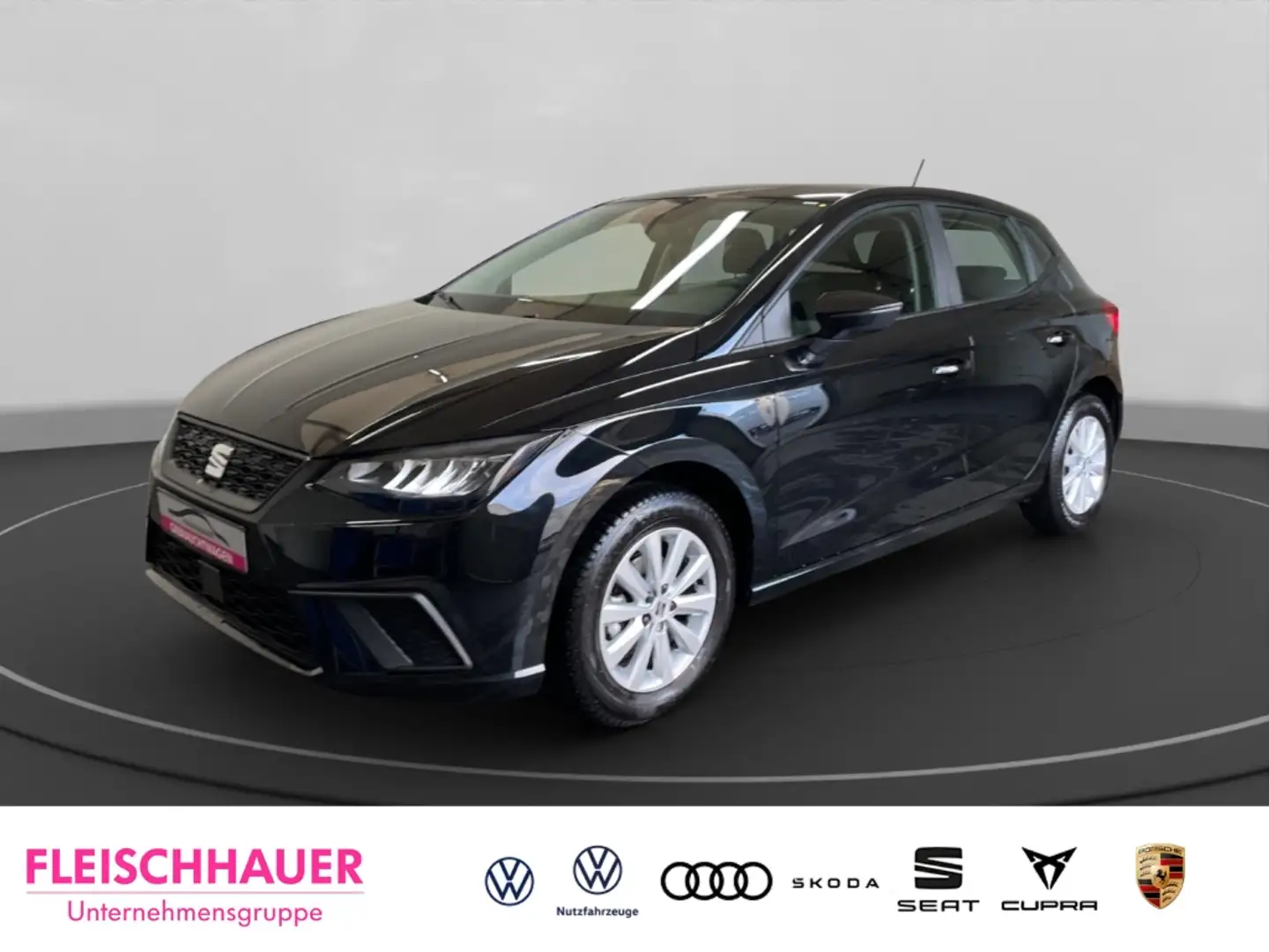 SEAT Ibiza 1.0 TSI Style LED Tel.-Vorb. Apple CarPlay DAB Tem Schwarz - 1