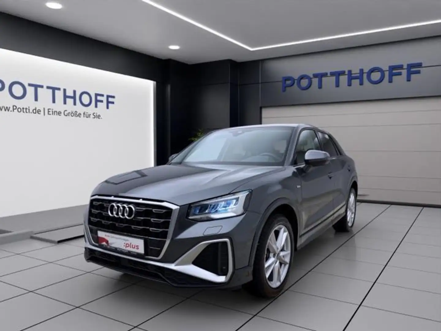 Audi Q2 35 TFSI S LINE KAMERA PDC AHK KLIMA Grau - 1