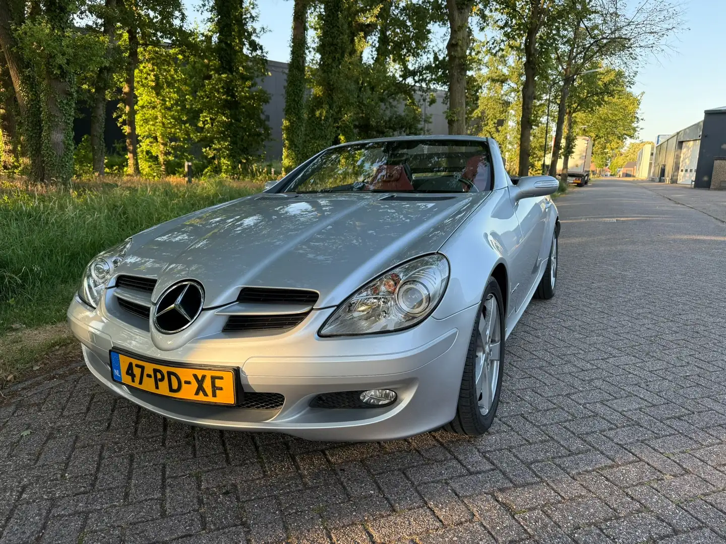 Mercedes-Benz SLK 200 SLK 200 automaat, airco stoelen Grijs - 1