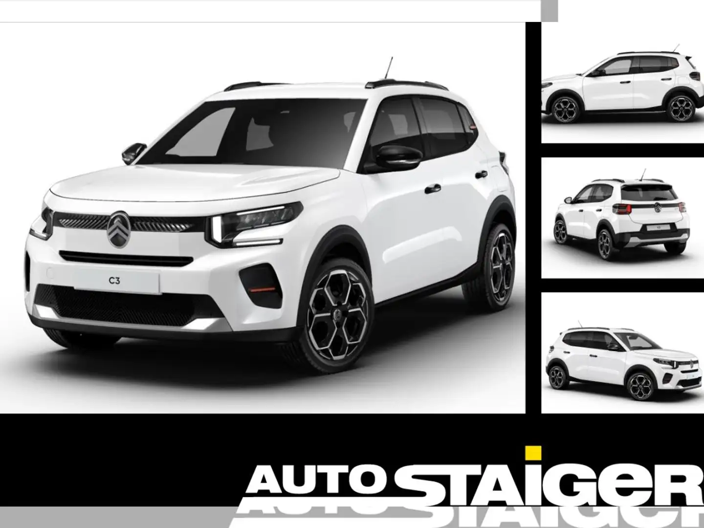 Citroen C3 🔥 MAX Turbo 100 🔥 auf Lager🔥 AKTION Weiß - 1