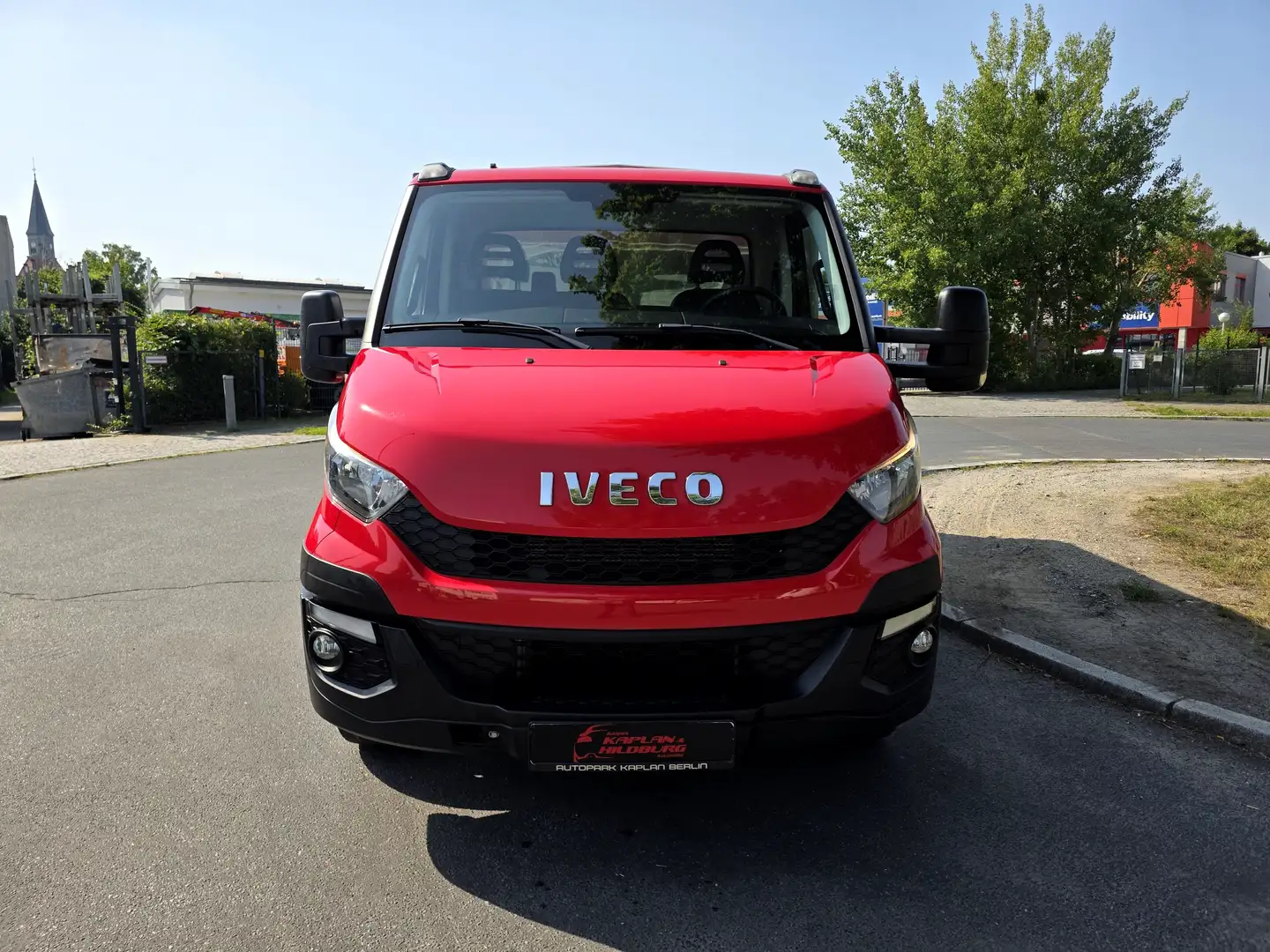 Iveco Daily 35 S13 PRITSCHE PLANE, 3 SITZER, KLIMAAUTO Rot - 2