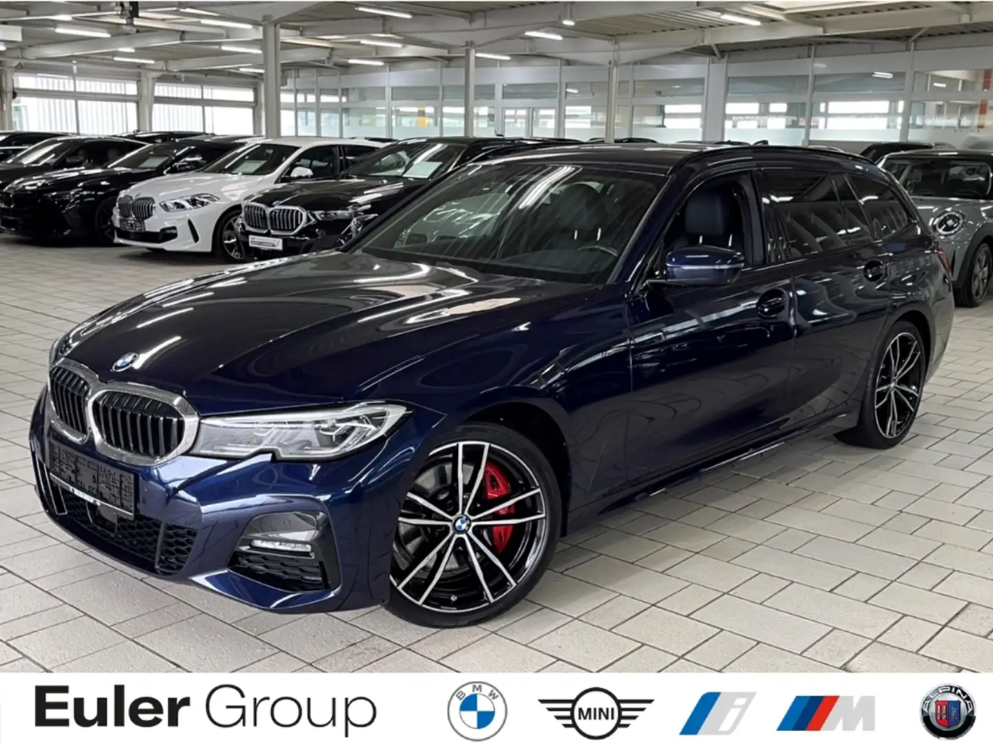 BMW 320 d A xDrive Touring M-Sport 19'' HUD Laser Standhzg Blauw - 1