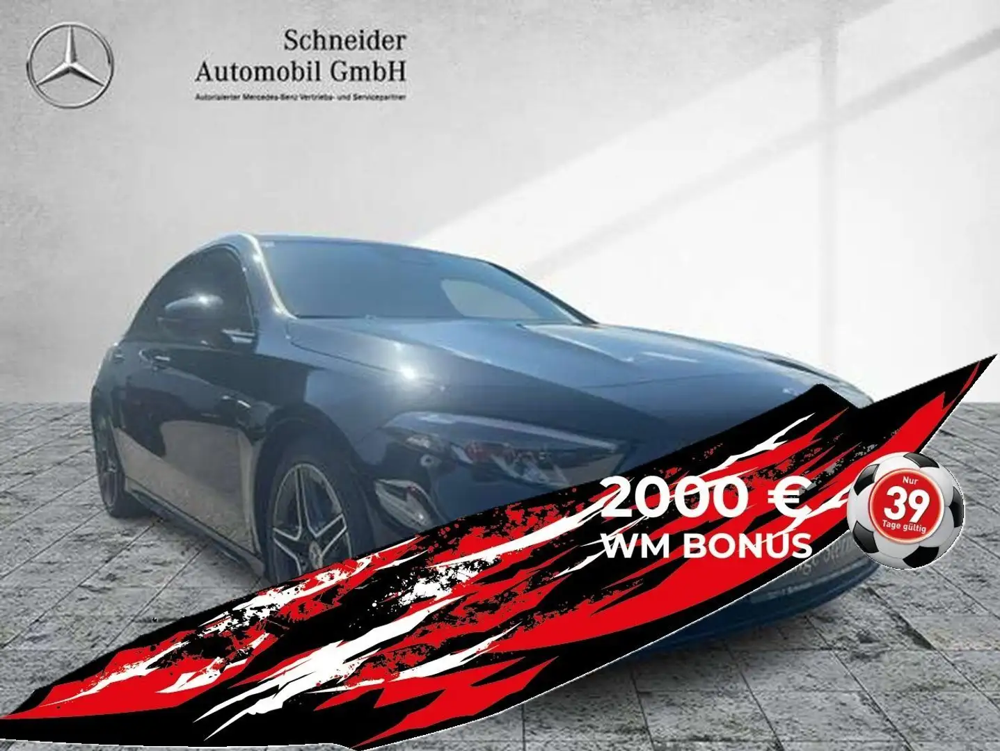 Mercedes-Benz A 180 d Kompaktlimousine Night Sport KAM SpurW Schwarz - 2
