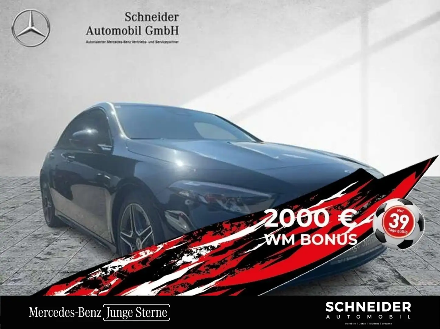 Mercedes-Benz A 180 d Kompaktlimousine Night Sport KAM SpurW Schwarz - 1